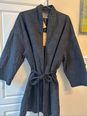 Lucky Brand cotton quilted kimono XL. NWT